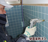 室内での作業